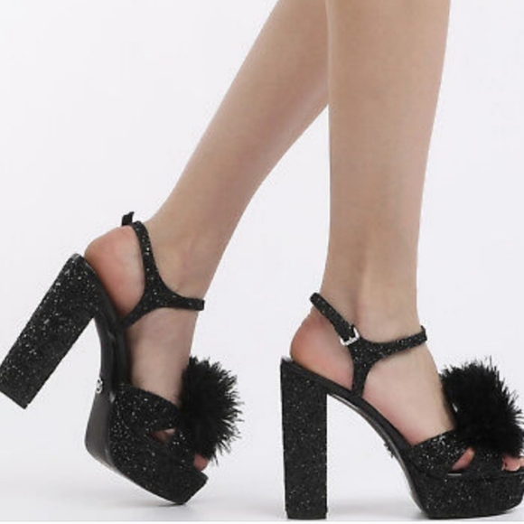 MICHAEL KORS PLATFORM HEELS SZ 6.5 - Picture 13 of 16